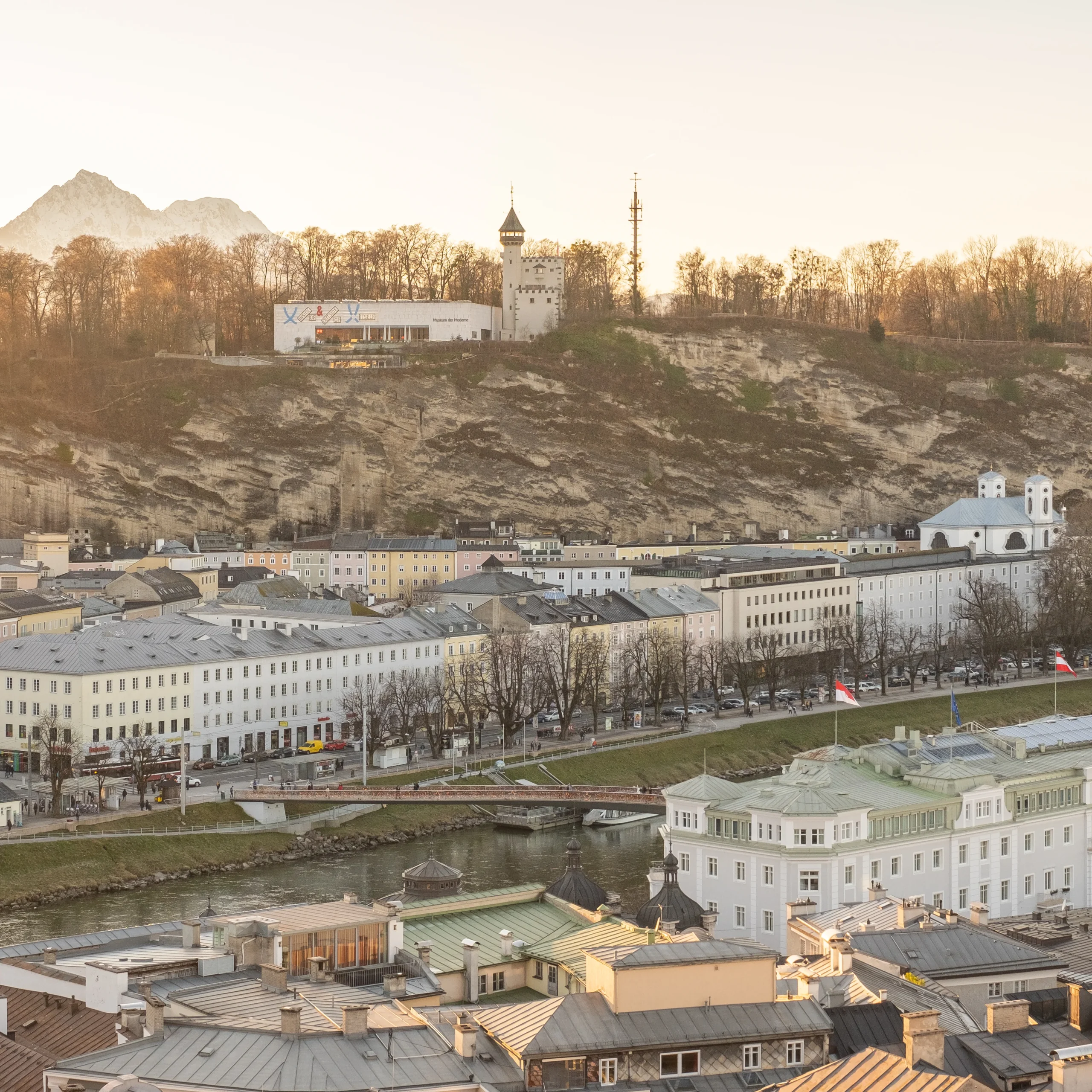 Luftaufnahme Innenstadt Salzburg