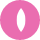 Pinkes Icon mit einer Blüte, Symbol für „gepflanzt"